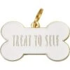 Two Tails Pet Company Treat Yo Self Personalized Dog & Cat ID Tag
