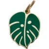 Two Tails Pet Company Monstera Leaf Personalized Dog & Cat ID Tag