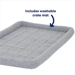 Frisco Heavy Duty Fold & Carry Double Door Collapsible Wire Dog Crate & Mat Kit -PetSafe Kong Shop 212618 PT5. AC SS1800 V1671120944