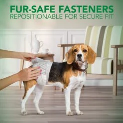 Vet's Best Comfort-Fit Disposable Male Dog Wraps -PetSafe Kong Shop 213065 PT4. AC SS1800 V1575652126