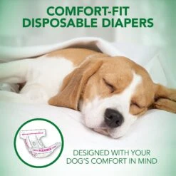 Vet's Best Comfort-Fit Disposable Female Dog Diapers 10 Vet's Best Comfort-Fit Disposable Female Dog Diapers -PetSafe Kong Shop 213071 PT2. AC SS1800 V1575652089