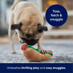 Frisco Hotdog Plush Squeaky Dog Toy -PetSafe Kong Shop 213820 PT4. AC SS1800 V1695748418