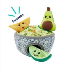 Frisco Guacamole Hide & Seek Puzzle Plush Squeaky Dog Toy -PetSafe Kong Shop 213830 PT3. AC SS1800 V1693337051
