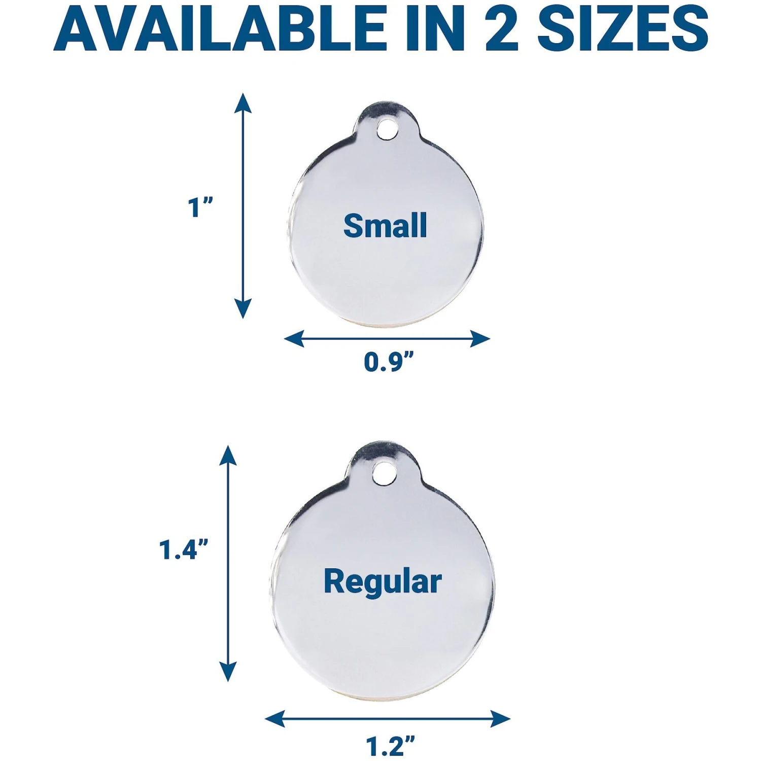 GoTags Stainless Steel Personalized Dog & Cat ID Tag, Swarovski Crystal Paw Print 5 GoTags Stainless Steel Personalized Dog & Cat ID Tag, Swarovski Crystal Paw Print - Image 5