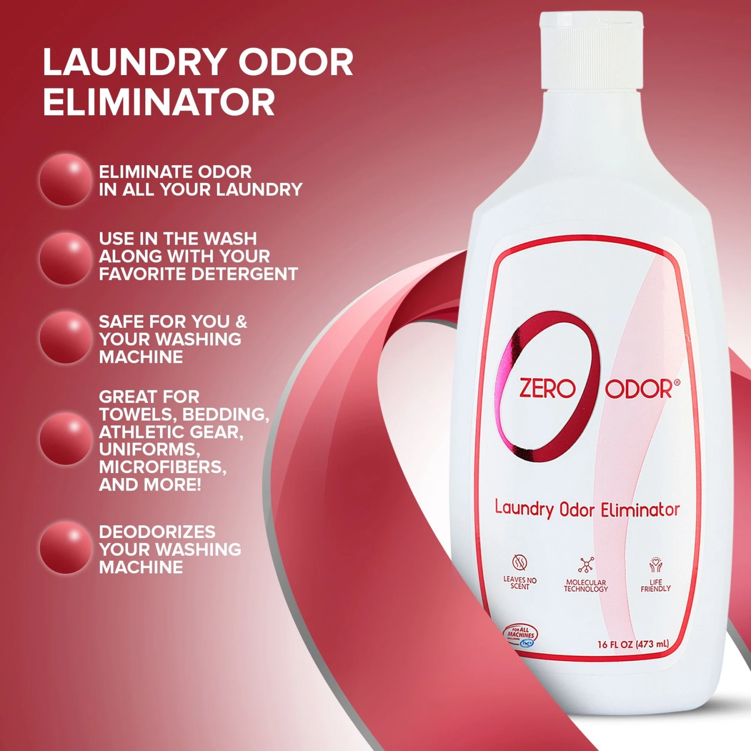 Zero Odor Laundry Pet Odor Eliminator, 16-oz Bottle 6 Zero Odor Laundry Pet Odor Eliminator, 16-oz Bottle - Image 6