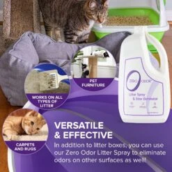 Zero Odor Litter Spray & Pet Odor Eliminator, 64-oz Bottle 12 Zero Odor Litter Spray & Pet Odor Eliminator, 64-oz Bottle -PetSafe Kong Shop 214708 PT3. AC SS1800 V1661829899