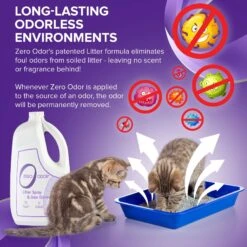 Zero Odor Litter Spray & Pet Odor Eliminator, 64-oz Bottle 16 Zero Odor Litter Spray & Pet Odor Eliminator, 64-oz Bottle -PetSafe Kong Shop 214708 PT7. AC SS1800 V1661829884