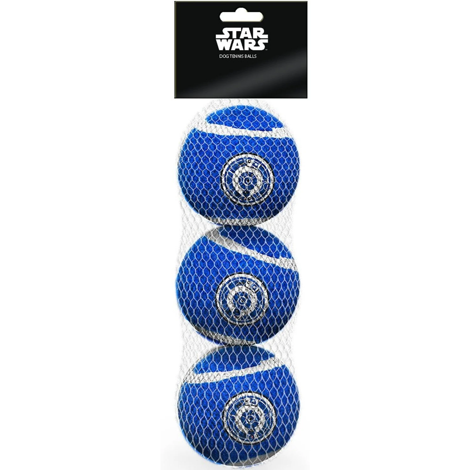 Buckle-Down Star Wars R2D2 Squeaky Tennis Ball Dog Toy, 3-Pack 2 Buckle-Down Star Wars R2D2 Squeaky Tennis Ball Dog Toy, 3-Pack - Image 2