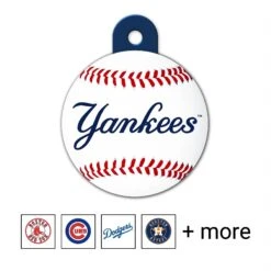 Quick-Tag MLB Circle Personalized Dog & Cat ID Tag, Large