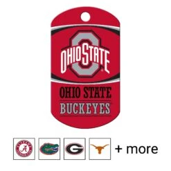 Quick-Tag NCAA Military Personalized Dog ID Tag, Large