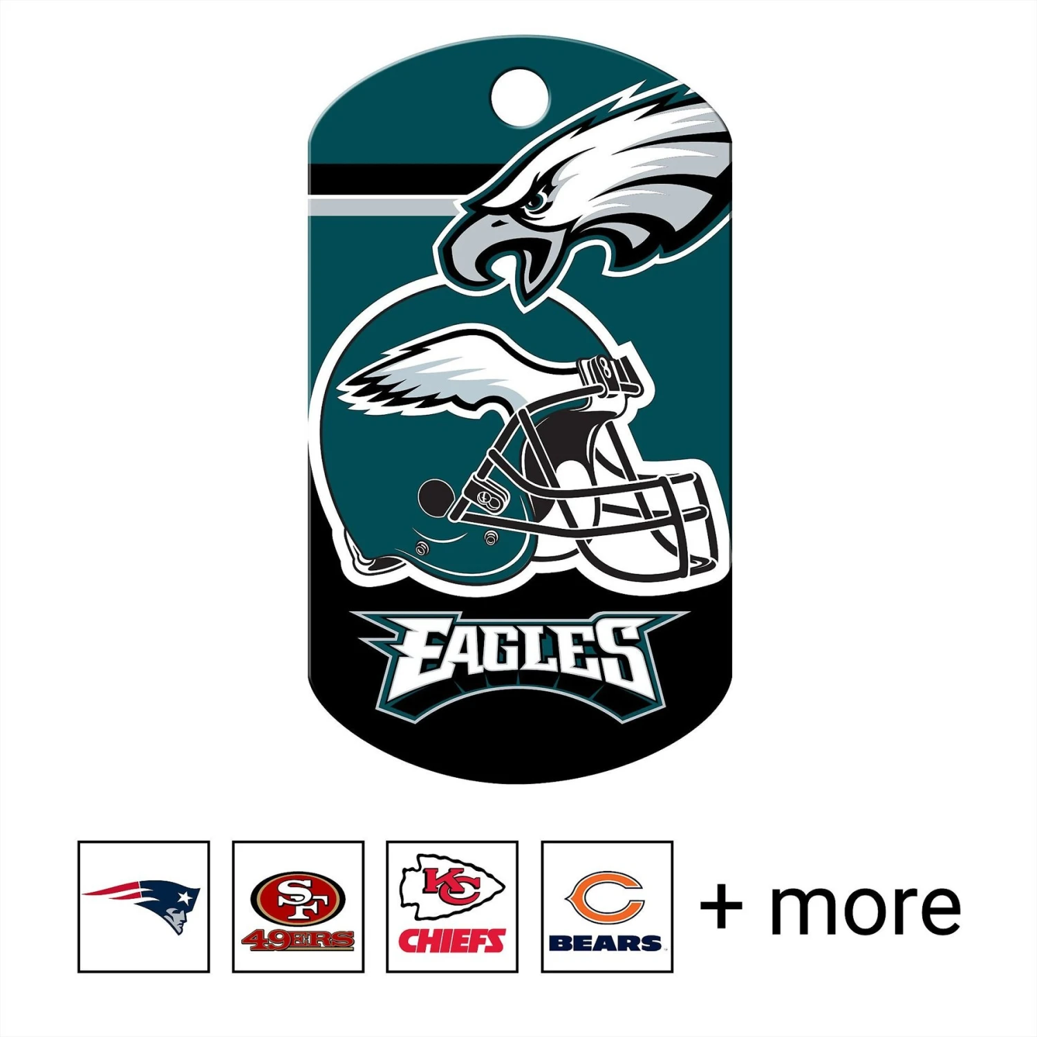 Quick-Tag NFL Military Personalized Dog ID Tag, Large 1 Quick-Tag NFL Military Personalized Dog ID Tag, Large