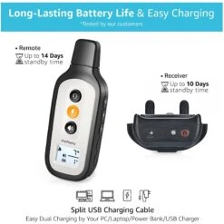 PetSpy XPro-3 1/2 Mile Waterproof Remote Dog Training Collar, 3 Count 8 PetSpy XPro-3 1/2 Mile Waterproof Remote Dog Training Collar, 3 Count -PetSafe Kong Shop 216681 PT2. AC SS1800 V1579528383