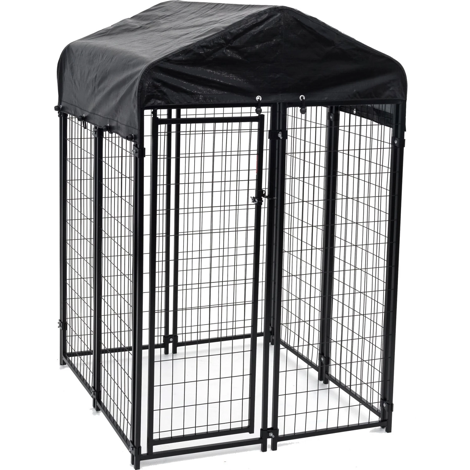 Lucky Dog Uptown Welded Wire Dog Kennel, Cover & Frame 5 Lucky Dog Uptown Welded Wire Dog Kennel, Cover & Frame - Image 5
