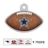 Quick-Tag NFL Football Personalized Dog & Cat ID Tag, Large