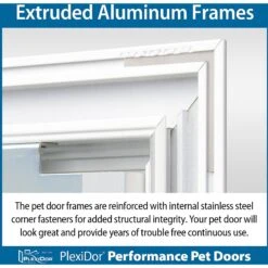 PlexiDor Performance Pet Doors Electronic Door Mounted Dog & Cat Door, Large -PetSafe Kong Shop 218335 PT8. AC SS1800 V1597098660