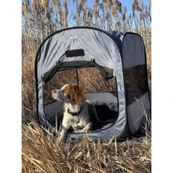 K9 Sport Sack Kennel Pop-Up Dog & Cat Tent, Grey -PetSafe Kong Shop 218850 PT5. AC SS1800 V1584457918