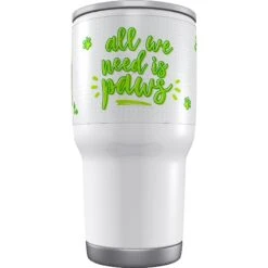 Frisco Double Walled "All We Need Is Paws" Personalized Tumbler -PetSafe Kong Shop 219774 PT3. AC SS1800 V1594393258