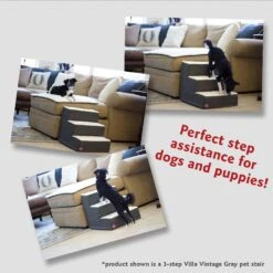 Majestic Pet Anderson Check Cat & Dog Stairs -PetSafe Kong Shop 220033 pt4. AC SS1800 V1581430984