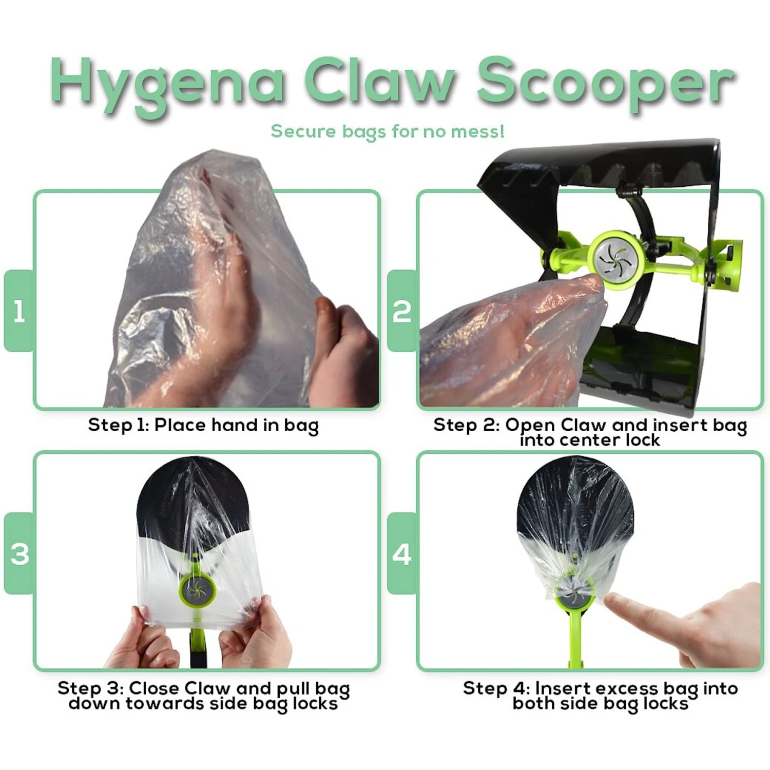 Hygena Scoop Claw Scooper & Dog Waste Bag Holders 3 Hygena Scoop Claw Scooper & Dog Waste Bag Holders - Image 3