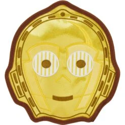 STAR WARS C-3PO Flat Plush Squeaky Dog Toy