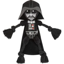 STAR WARS DARTH VADER Plush With Rope Squeaky Dog Toy