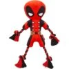 Marvel 's Deadpool Plush With Rope Squeaky Dog Toy