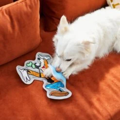 Disney Goofy Flat Plush Squeaky Dog Toy -PetSafe Kong Shop 220703 PT2. AC SS1800 V1612364808