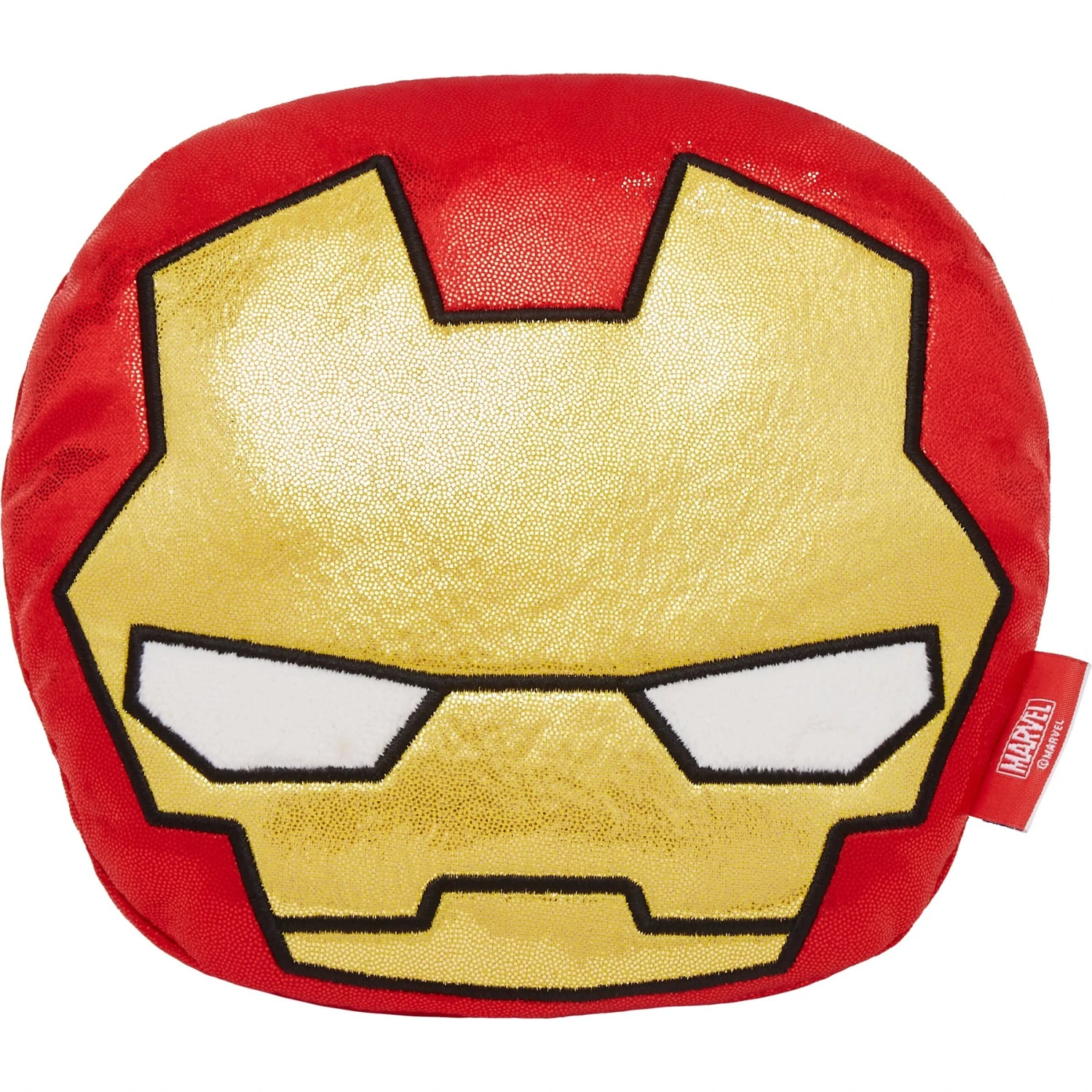 Marvel 's Ironman Round Plush Squeaky Dog Toy 1 Marvel 's Ironman Round Plush Squeaky Dog Toy