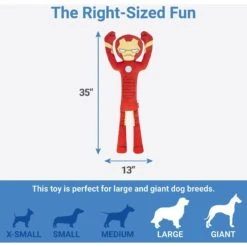 Marvel 's Iron Man Wagazoo Plush Squeaky Dog Toy, Extra Long 4 Marvel 's Iron Man Wagazoo Plush Squeaky Dog Toy, Extra Long -PetSafe Kong Shop 220742 PT1. AC SS1800 V1622834853