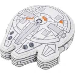 STAR WARS MILLENNIUM FALCON Ballistic Nylon Plush Squeaky Dog Toy