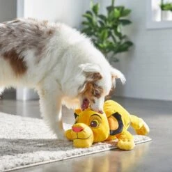 Disney Simba Jumbo Plush Squeaky Dog Toy -PetSafe Kong Shop 220878 PT3. AC SS1800 V1621383170