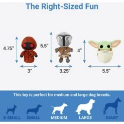 STAR WARS THE MANDALORIAN SANDCRAWLER Hide & Seek Puzzle Plush Squeaky Dog Toy -PetSafe Kong Shop 221035 PT2. AC SS1800 V1626371775