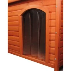 TRIXIE Natura Classic Flat Roof Dog House Plastic Door -PetSafe Kong Shop 221607 Pt1. AC SS1800 V1581971886
