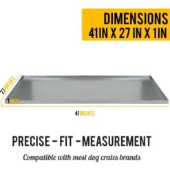 KOPEKS Heavy Duty Multipurpose Replacement Galvanized Metal Tray, Silver -PetSafe Kong Shop 224458 PT2. AC SS1800 V1583418493