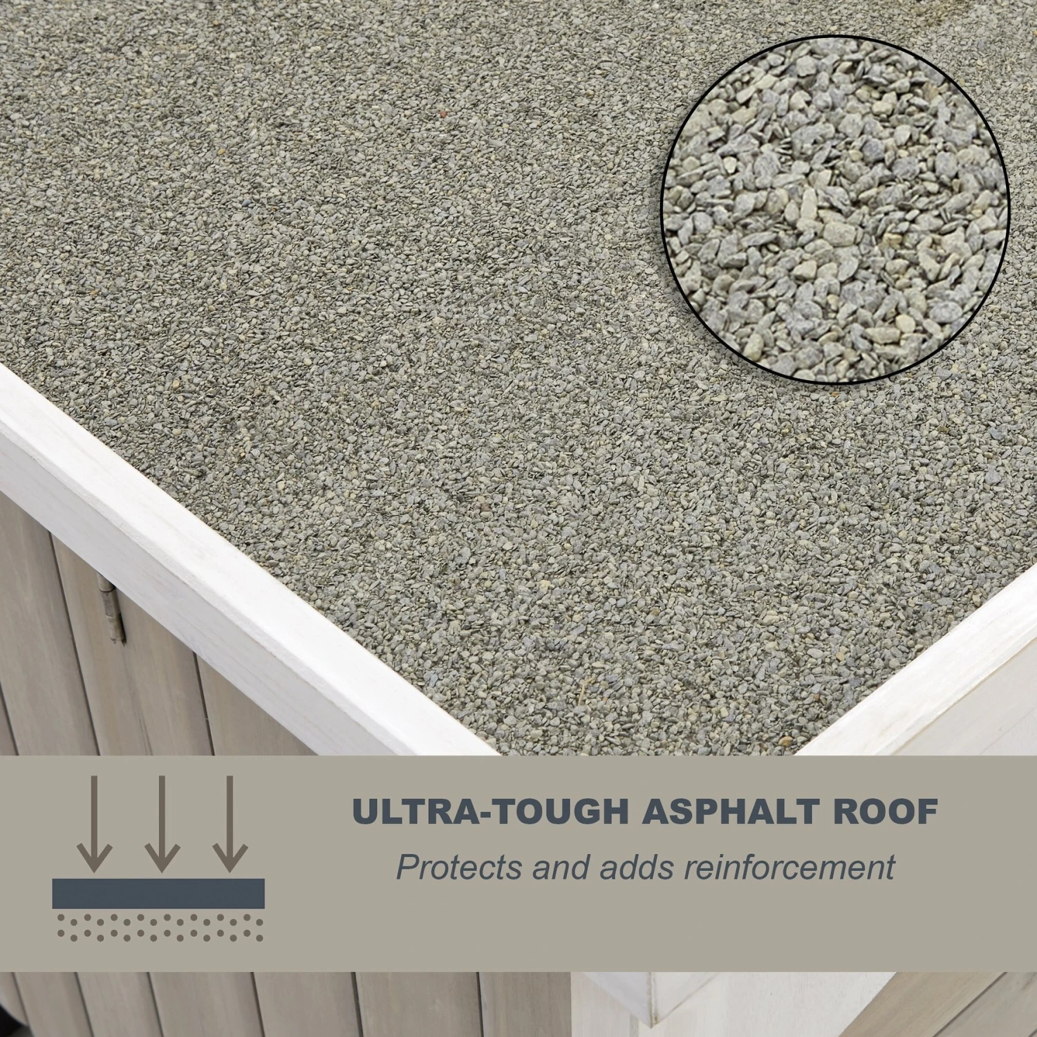 MidWest Eillo Folding Outdoor Wood Dog House, Beige 5 MidWest Eillo Folding Outdoor Wood Dog House, Beige - Image 5