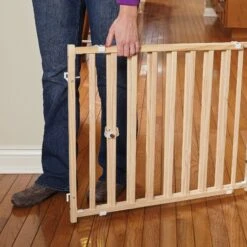 MidWest Extra-Wide Wood Dog Gate -PetSafe Kong Shop 226372 PT3. AC SS1800 V1583958797