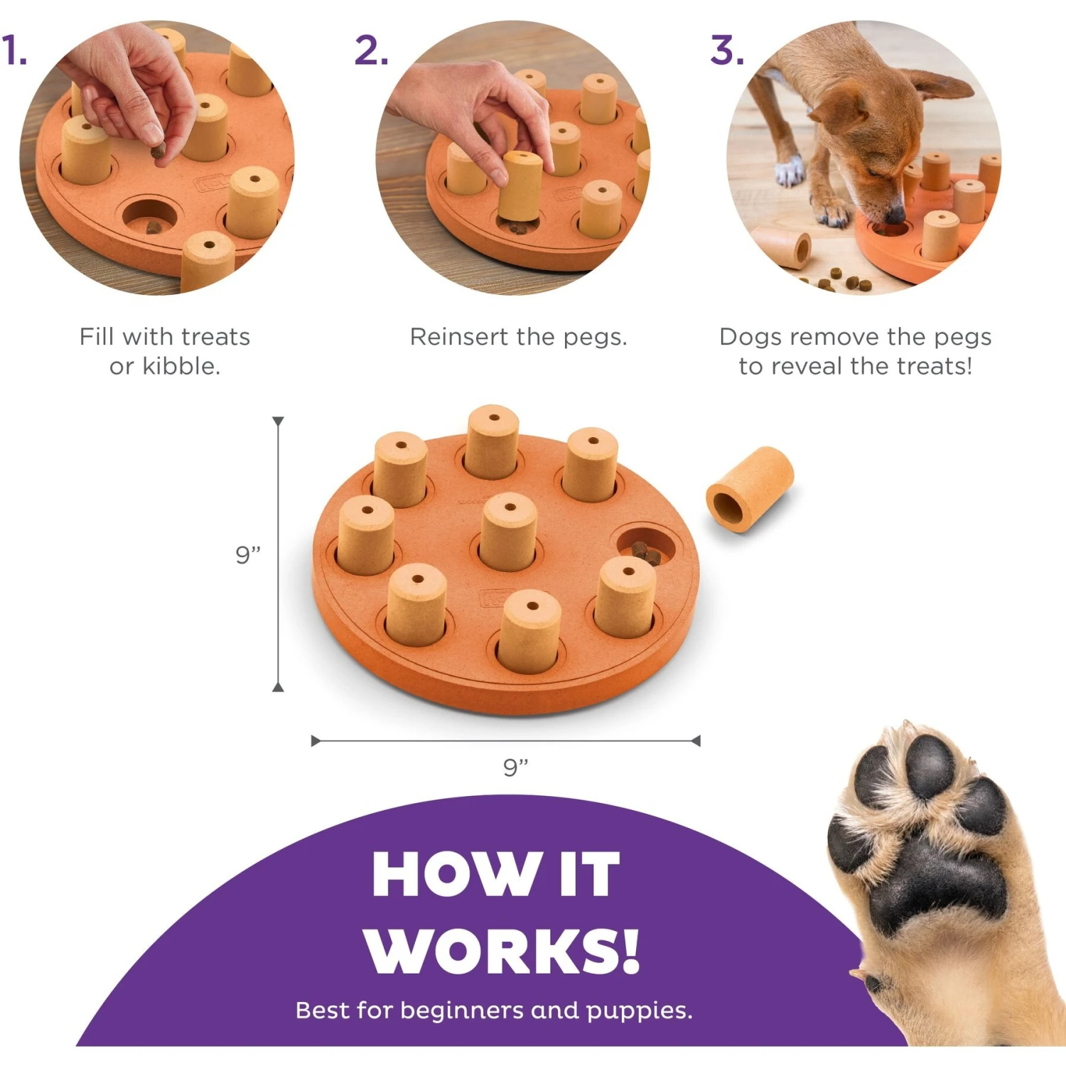 Nina Ottosson By Outward Hound Dog Smart Composite Dog Toy 3 Nina Ottosson By Outward Hound Dog Smart Composite Dog Toy - Image 3