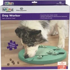 Nina Ottosson By Outward Hound Dog Worker Green Interactive Treat Puzzle Dog Toy -PetSafe Kong Shop 226722 PT7. AC SS1800 V1636517183