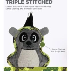 Outward Hound Xtreme Seamz Lemur Squeaky Plush Dog Toy -PetSafe Kong Shop 226734 PT2. AC SS1800 V1636508778