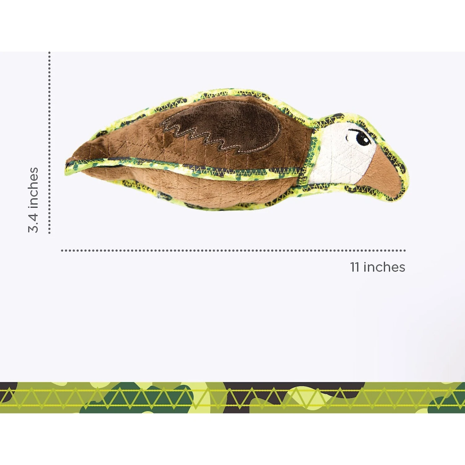 Outward Hound Xtreme Seamz Vulture Squeaky Plush Dog Toy 5 Outward Hound Xtreme Seamz Vulture Squeaky Plush Dog Toy - Image 5