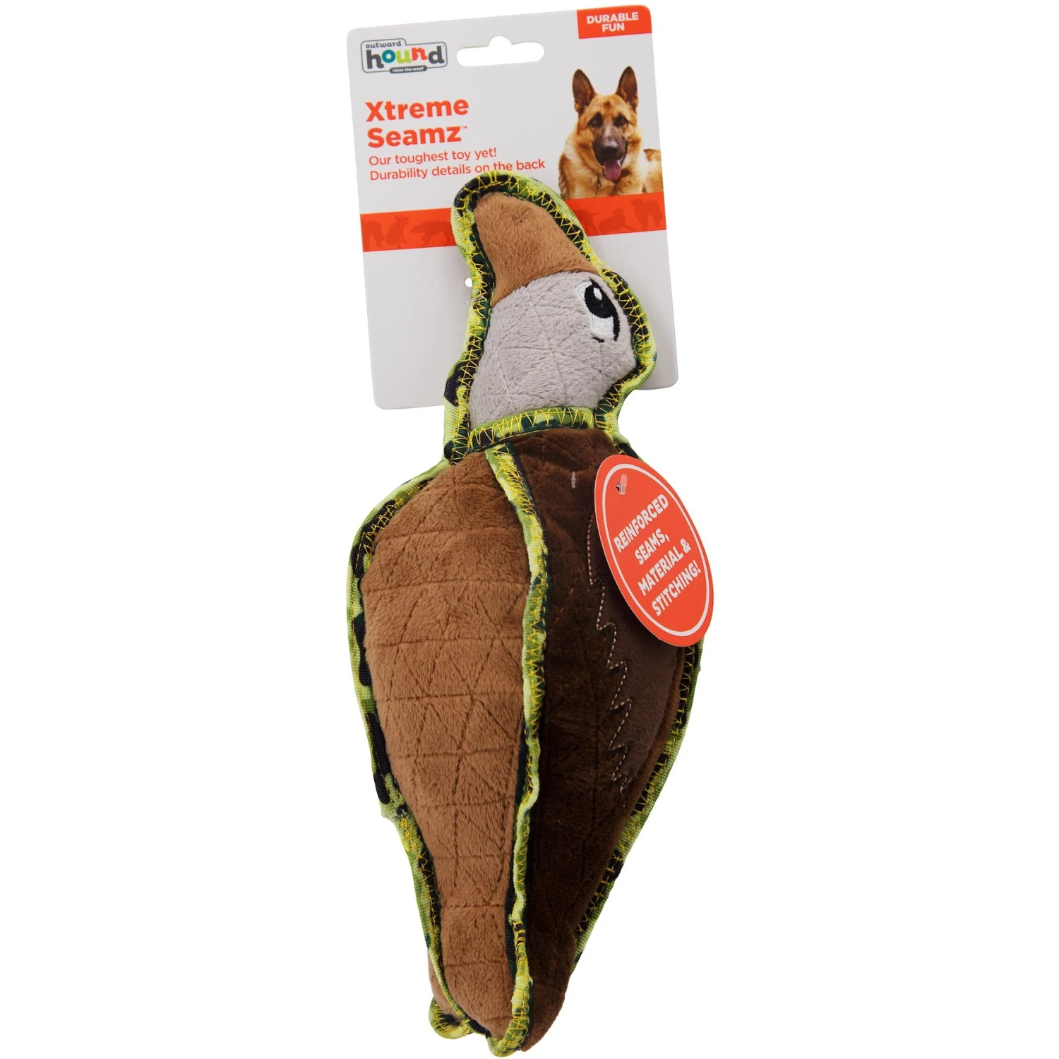 Outward Hound Xtreme Seamz Vulture Squeaky Plush Dog Toy 7 Outward Hound Xtreme Seamz Vulture Squeaky Plush Dog Toy - Image 7