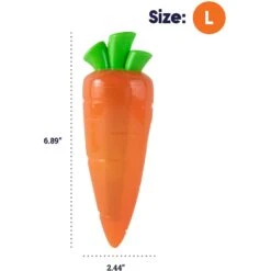 Petstages Crunch Veggie Carrot Tough Dog Chew Toy -PetSafe Kong Shop 227080 PT4. AC SS1800 V1636506487