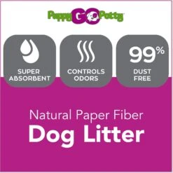 Puppy Go Potty Natural Paper Fiber Dog Litter 11 Puppy Go Potty Natural Paper Fiber Dog Litter -PetSafe Kong Shop 227546 PT2. AC SS1800 V1597158668