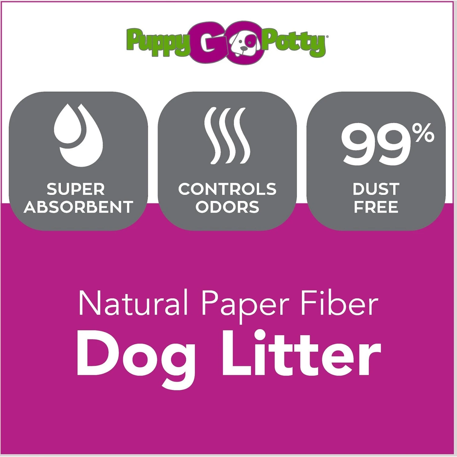 Puppy Go Potty Natural Paper Fiber Dog Litter 3 Puppy Go Potty Natural Paper Fiber Dog Litter - Image 3