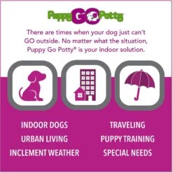 Puppy Go Potty Natural Paper Fiber Dog Litter 12 Puppy Go Potty Natural Paper Fiber Dog Litter -PetSafe Kong Shop 227546 PT3. AC SS1800 V1597158661