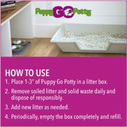Puppy Go Potty Natural Paper Fiber Dog Litter 17 Puppy Go Potty Natural Paper Fiber Dog Litter -PetSafe Kong Shop 227546 PT8. AC SS1800 V1597158660