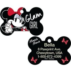 Quick-Tag Disney Minnie Mouse Personalized Dog & Cat ID Tag