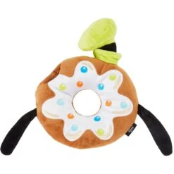 Disney Goofy Donut Plush Squeaky Dog Toy