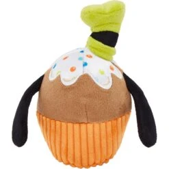 Disney Goofy Cupcake Plush Squeaky Dog Toy
