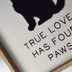 Prinz "True Love Has Four Paws" Dog Silhouette Wall Décor -PetSafe Kong Shop 232049 PT3. AC SS1800 V1588609872